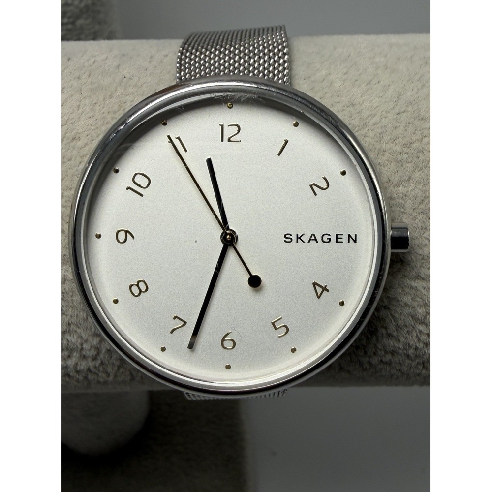 Skagen SKW2623 Signature‎ New Battery Ladies Watch 35MM 7.25" Stainless Steel